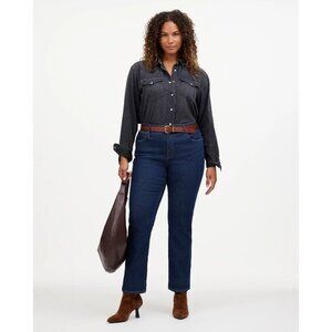 Madewell Dark Blue Ankle & Cropped Jeans
